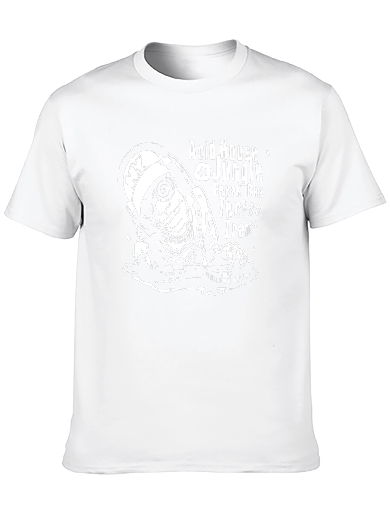 Acid House DJ Graphic Black T-Shirt