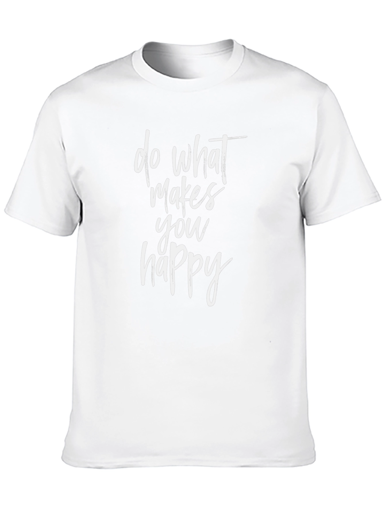Inspirational Graphic Tee - Do What Makes You Happy