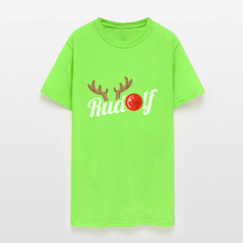 Rudolph The Reindeer Antlers Red Nose Christmas