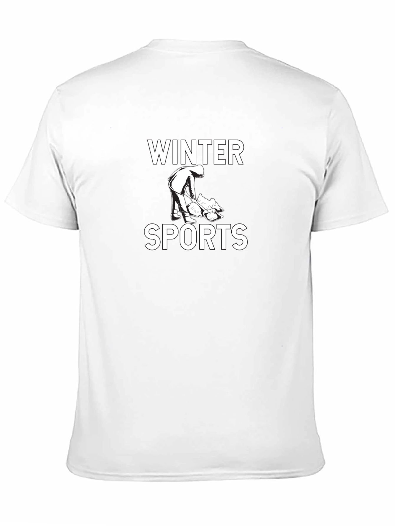 Winter Sports Graphic Tee - Black