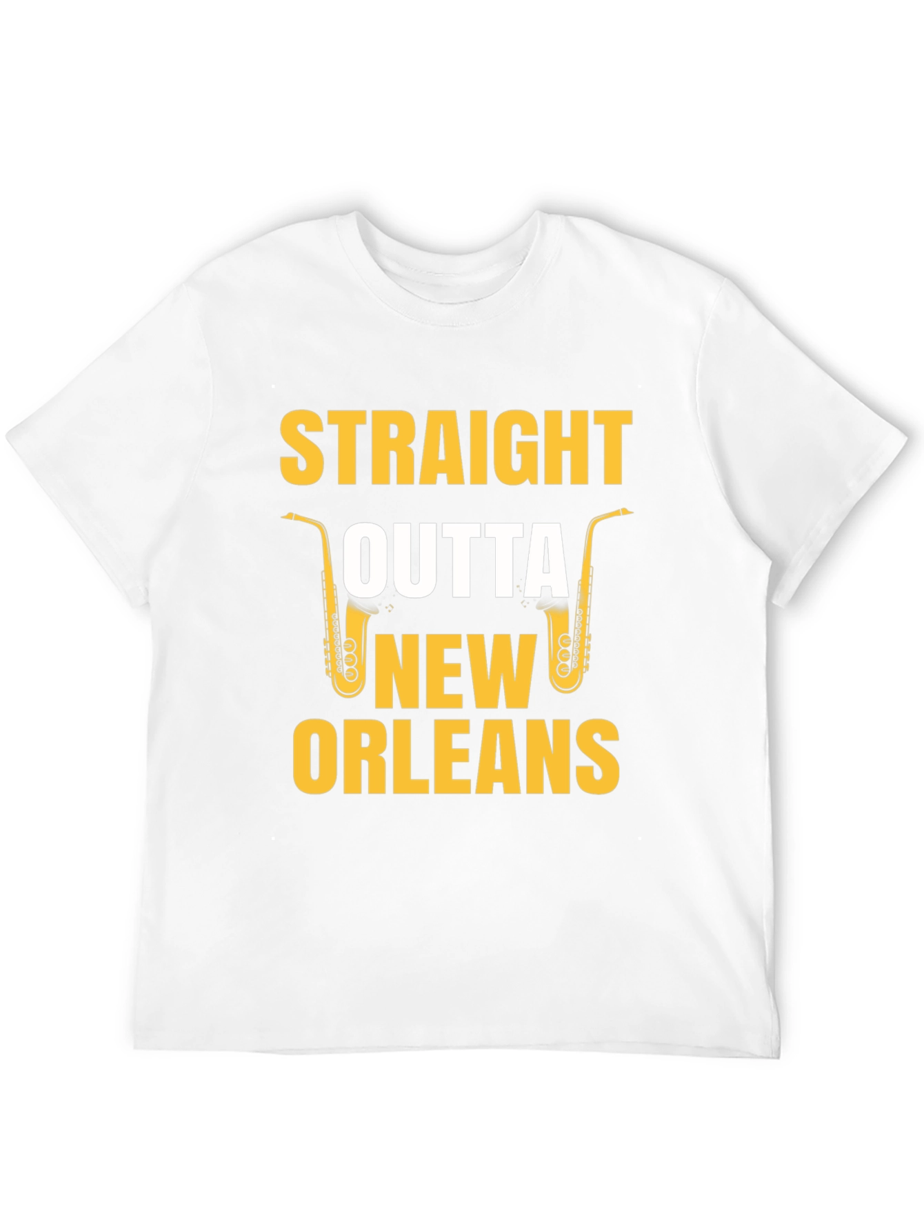 Straight Outta New Orleans Saxophone T-Shirt
