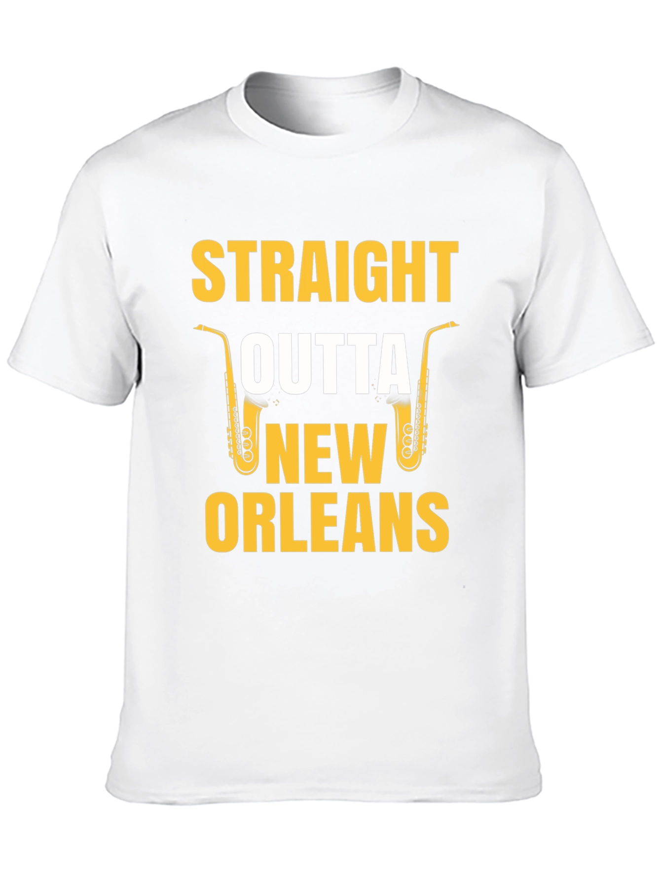 Straight Outta New Orleans Saxophone T-Shirt