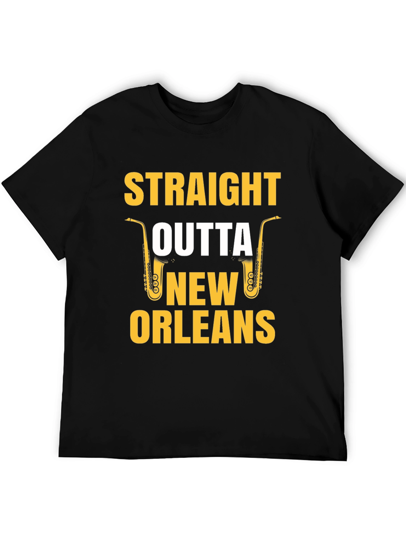 Straight Outta New Orleans Saxophone T-Shirt