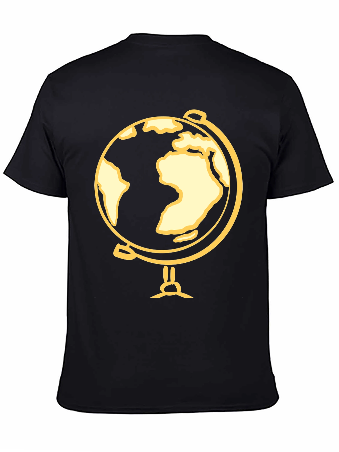 Globe Graphic Black T-Shirt