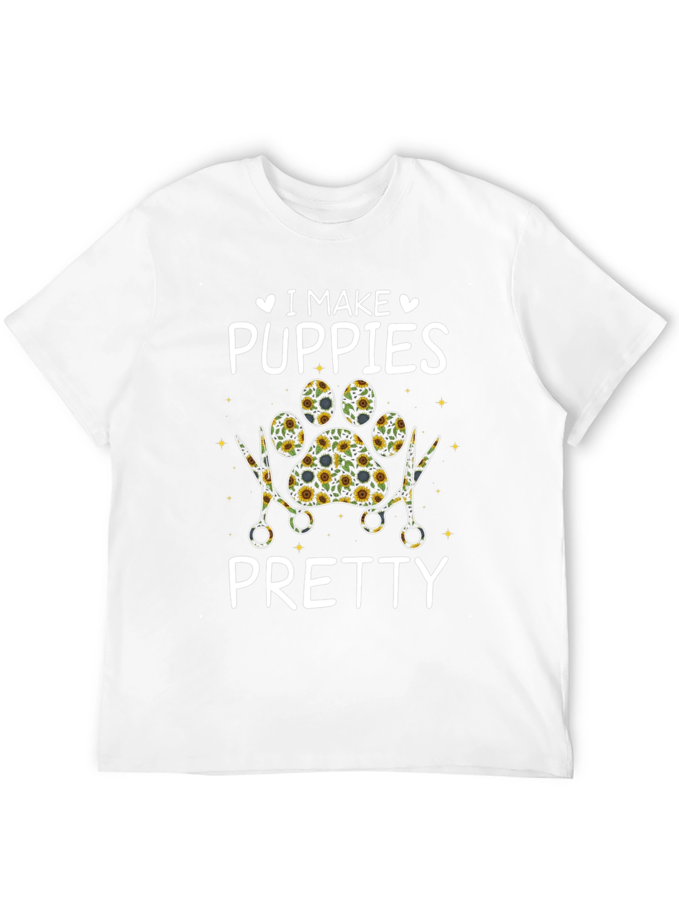 I Make Puppies Pretty T-Shirt Pet Groomer Tee