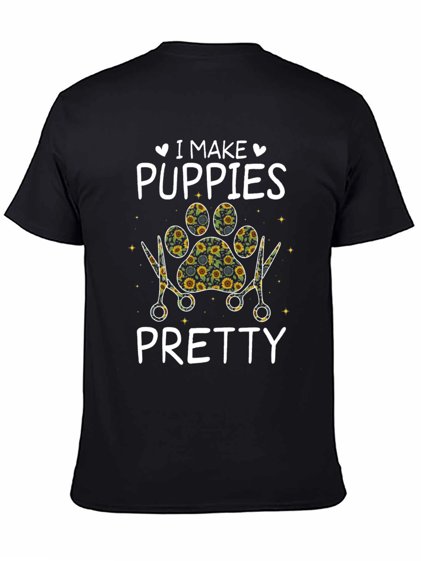 I Make Puppies Pretty T-Shirt Pet Groomer Tee