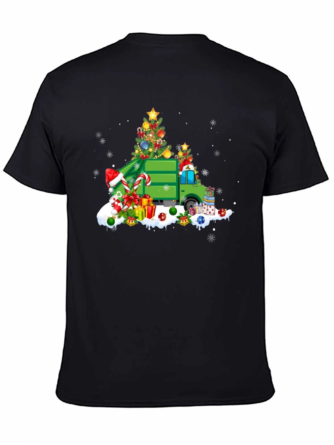 Christmas Garbage Truck T-Shirt