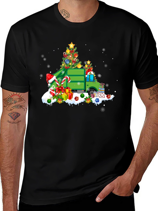 Christmas Garbage Truck T-Shirt