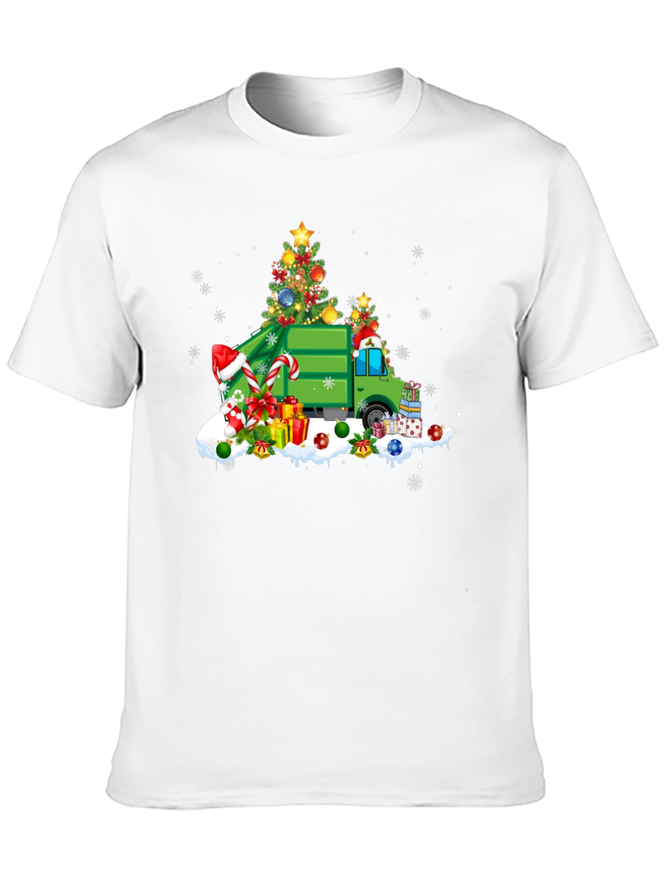 Christmas Garbage Truck T-Shirt