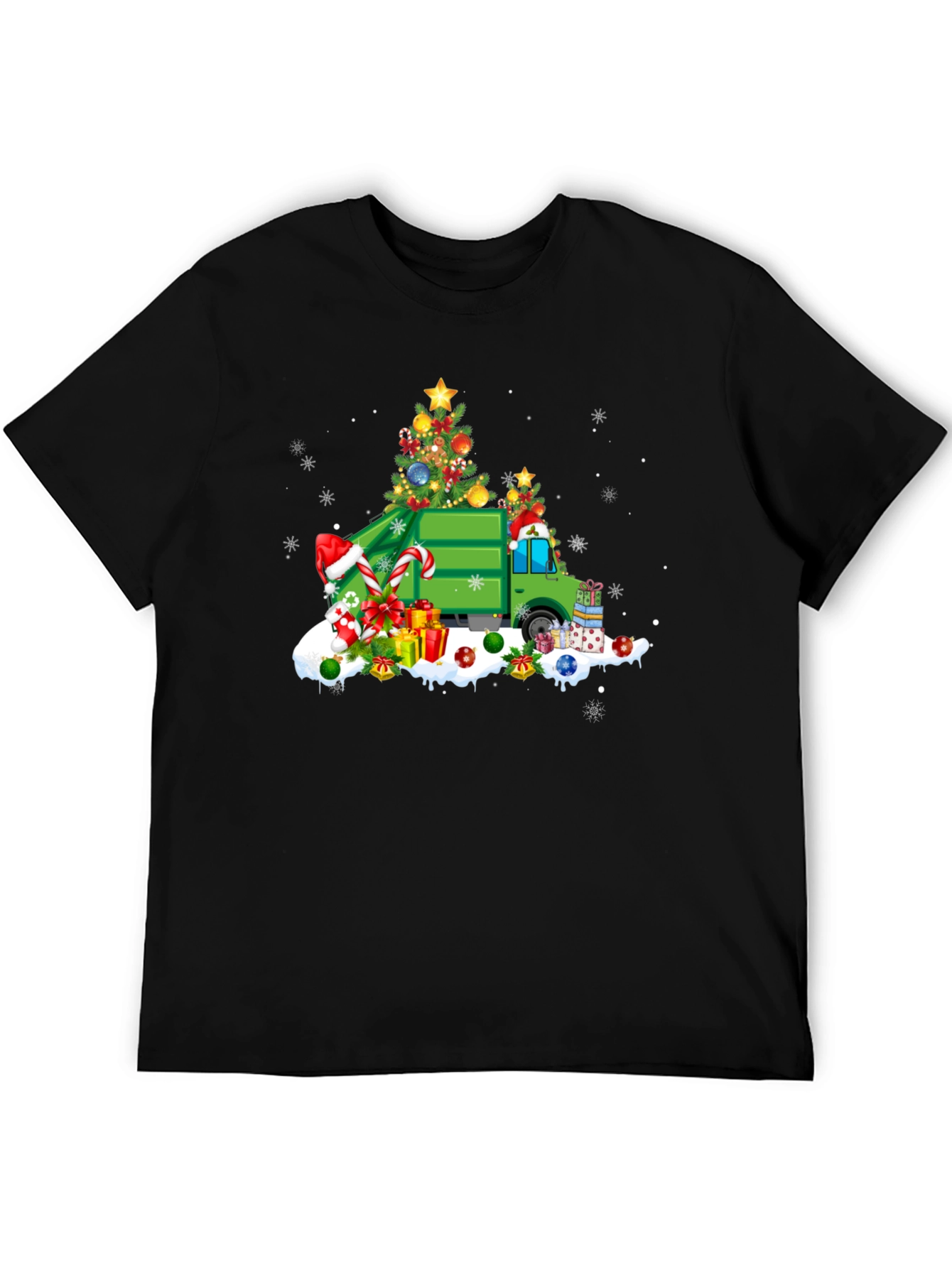 Christmas Garbage Truck T-Shirt