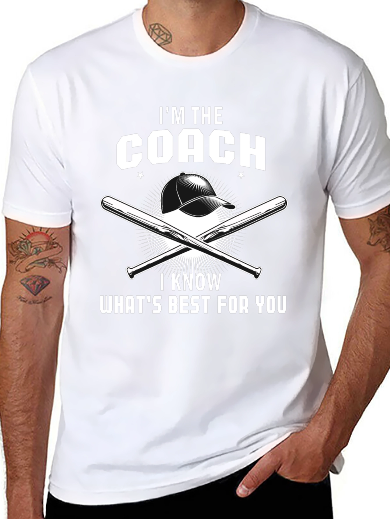 Im The Coach T-Shirt Baseball Bats