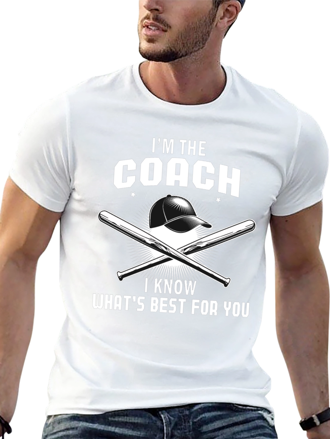 Im The Coach T-Shirt Baseball Bats