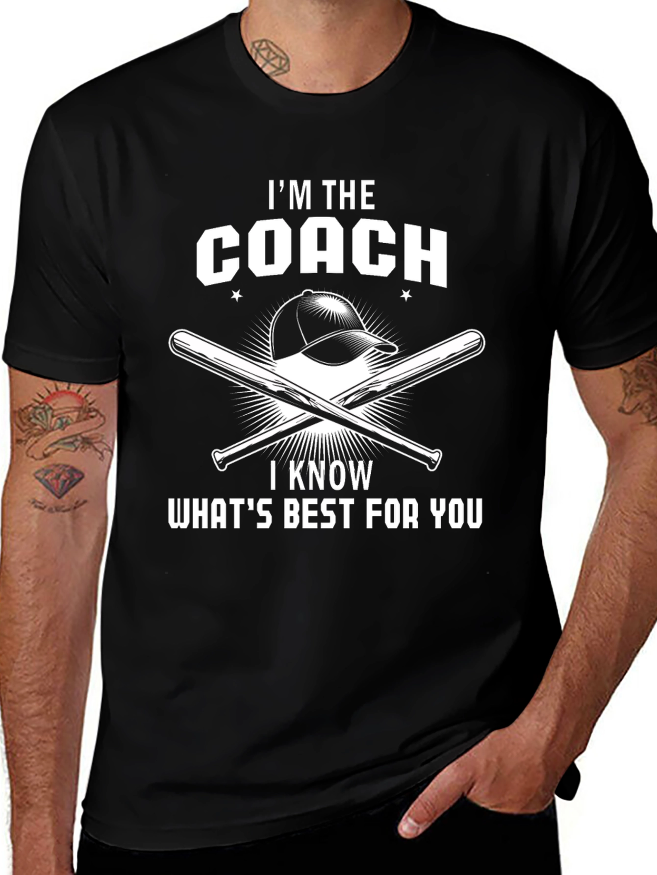 Im The Coach T-Shirt Baseball Bats