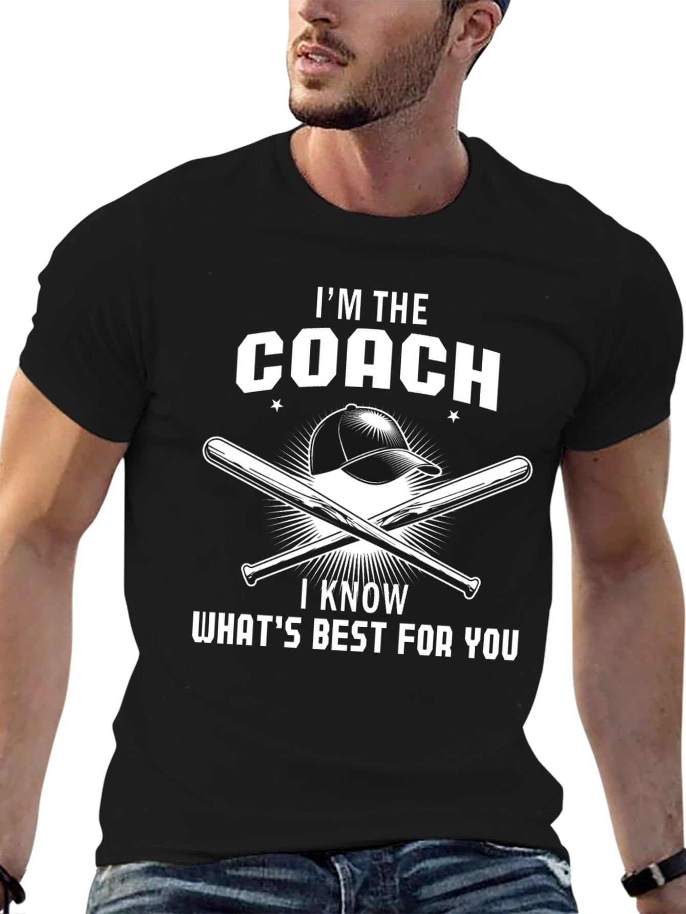 Im The Coach T-Shirt Baseball Bats