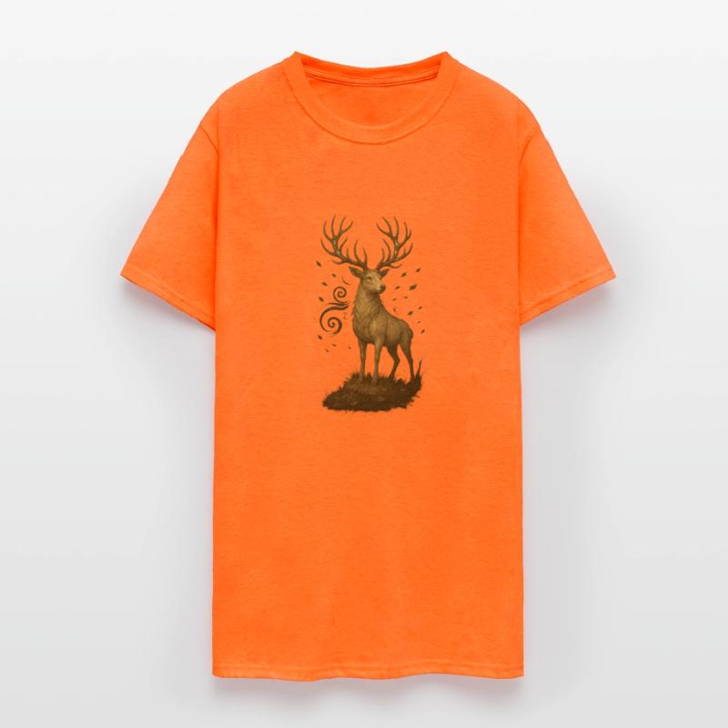 Sacred Forest Stag – Spiral-Horned Nature King