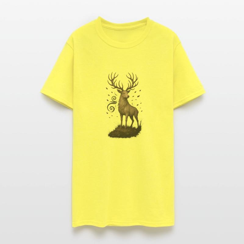 Sacred Forest Stag – Spiral-Horned Nature King