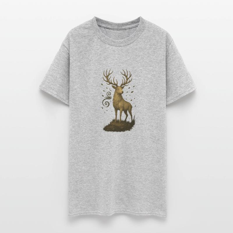 Sacred Forest Stag – Spiral-Horned Nature King