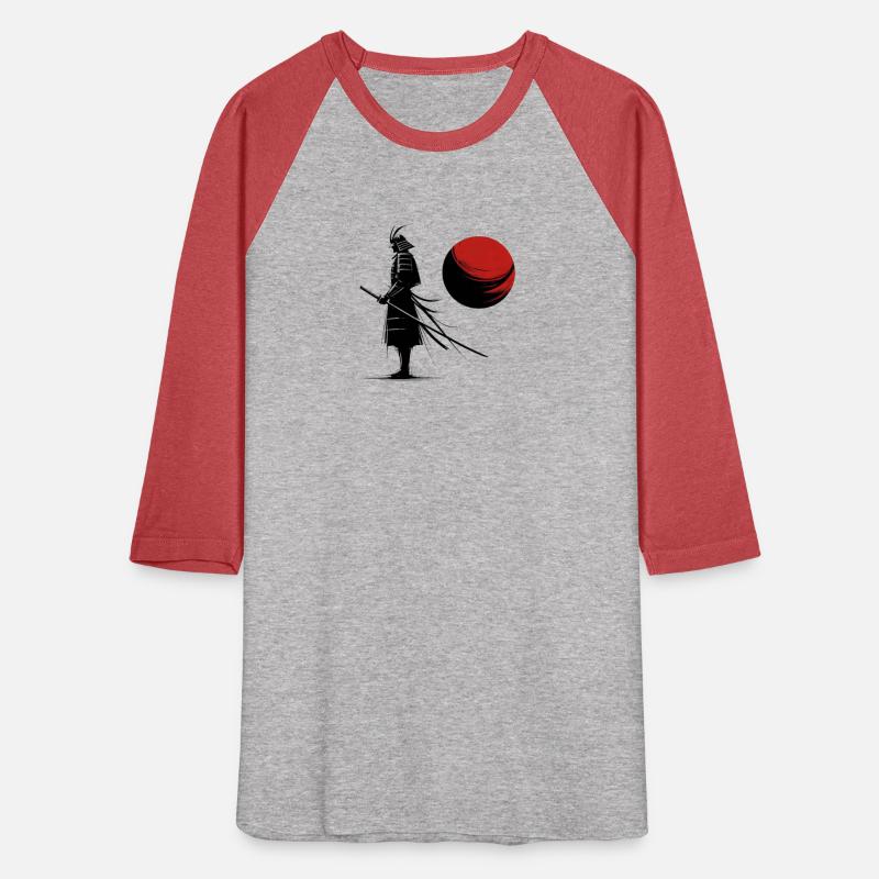 Samurai and red moon katana sword japan art 6