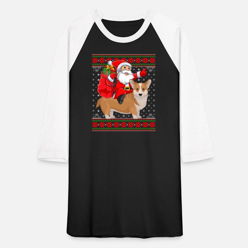 Santa Riding Corgi Christmas Dog