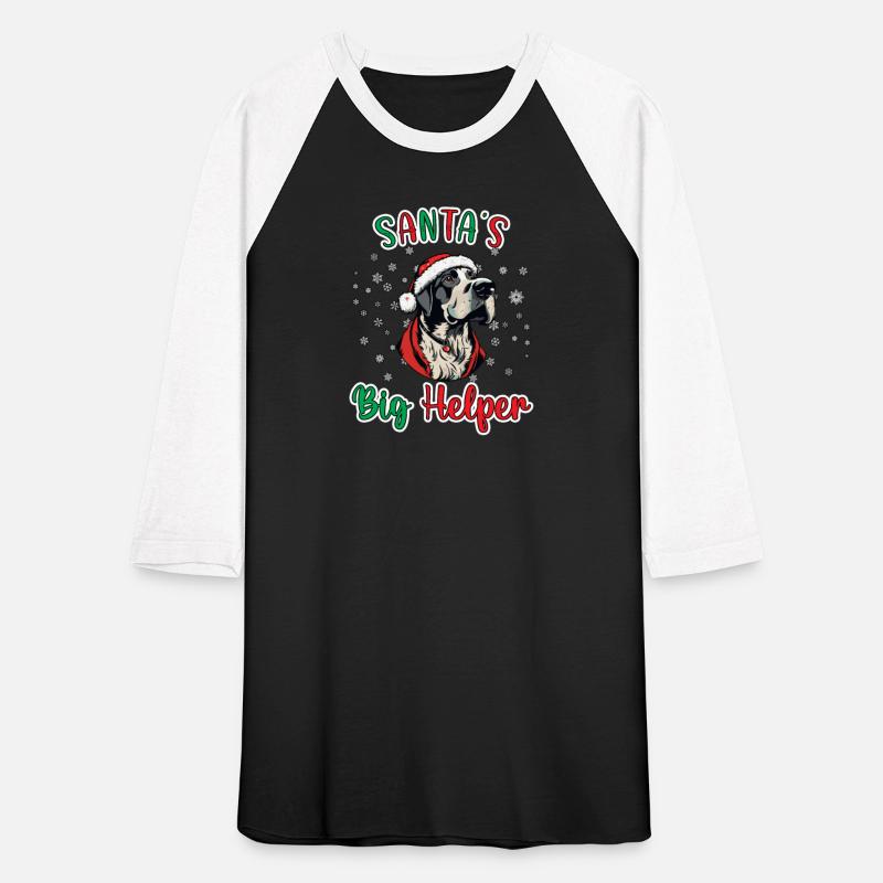 Santa's Big Helper Great Dane Dog Lover Christmas
