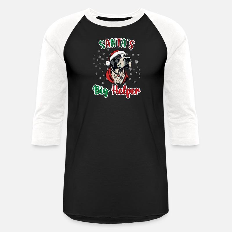 Santa's Big Helper Great Dane Dog Lover Christmas
