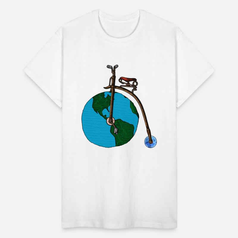 Save The Planet Earth Penny Farthing Bicycle Art