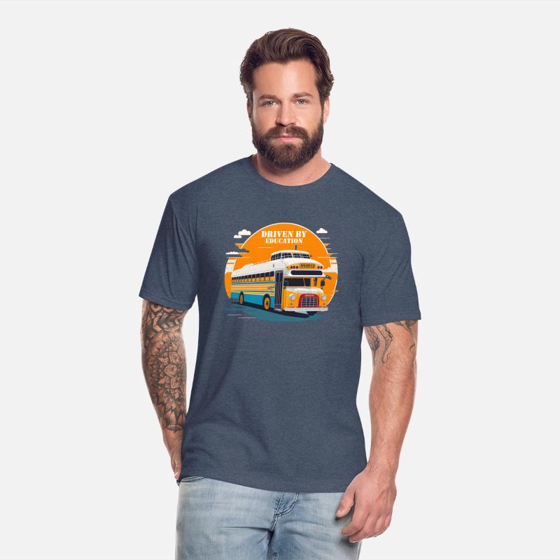 School bus T shirt design