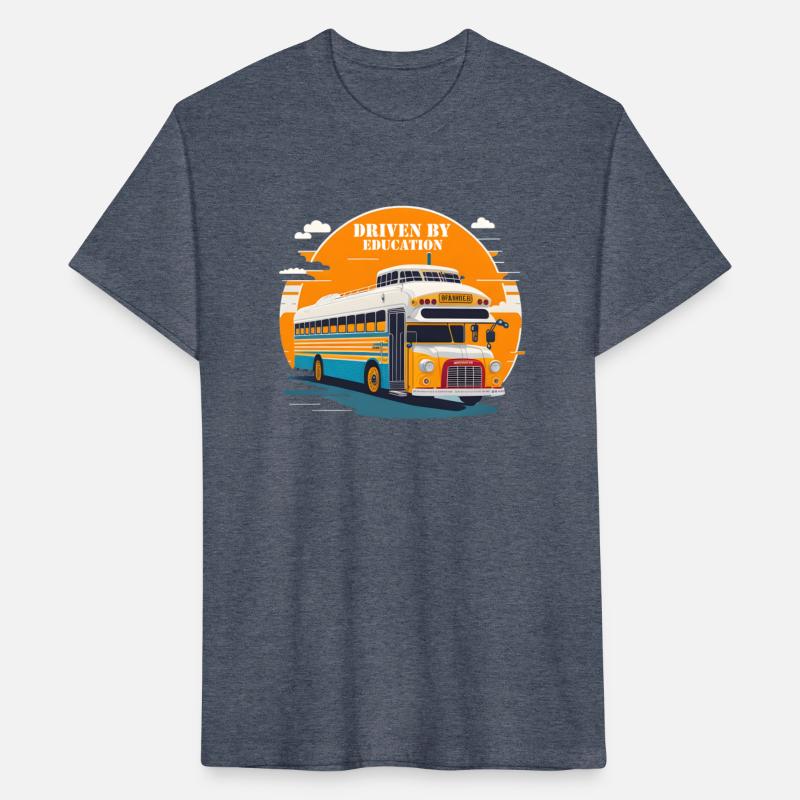 School bus T shirt design
