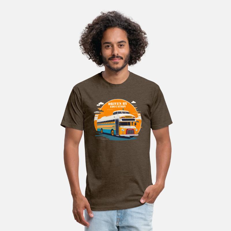 School bus T shirt design