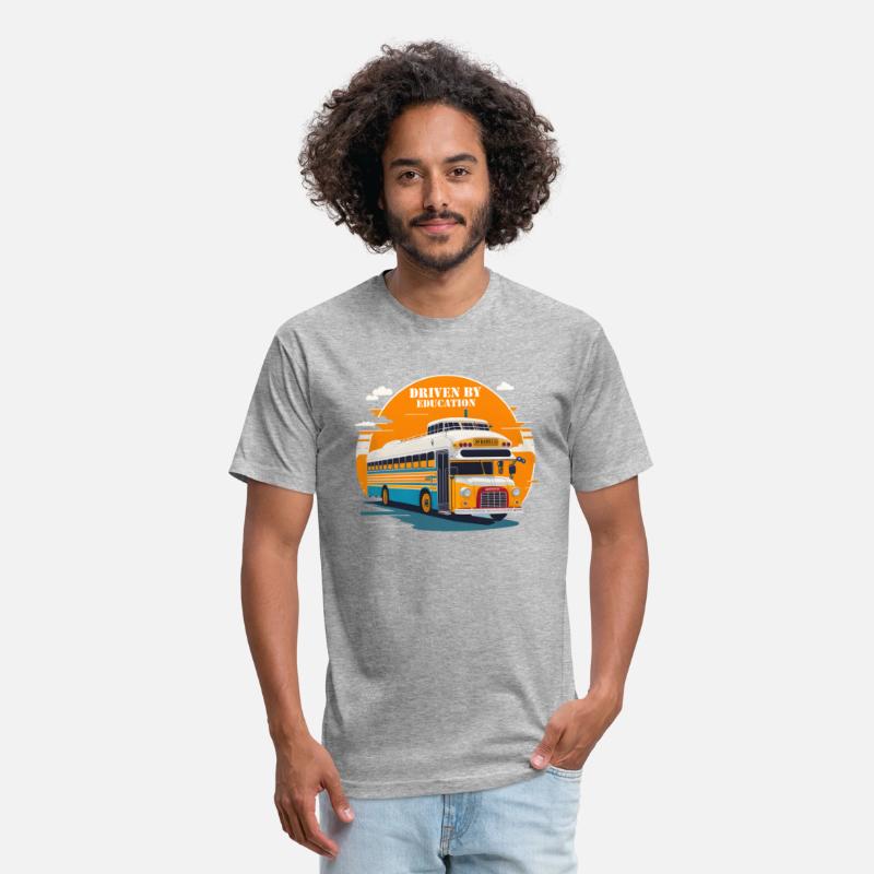 School bus T shirt design