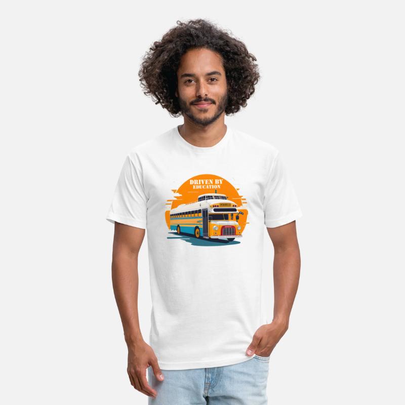 School bus T shirt design