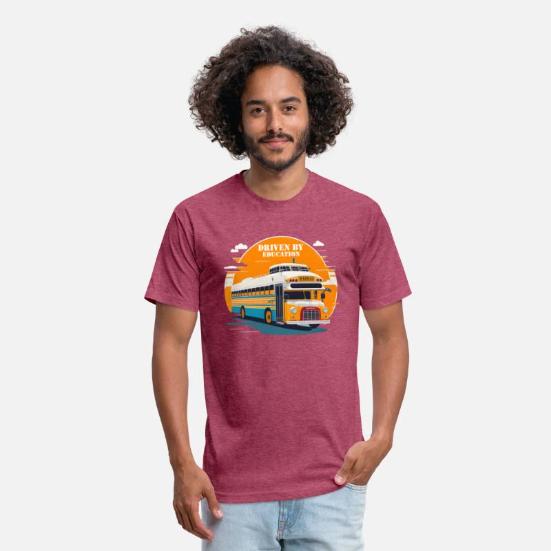 School bus T shirt design
