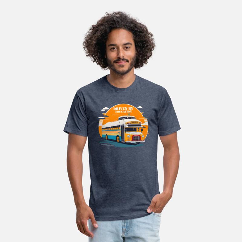 School bus T shirt design