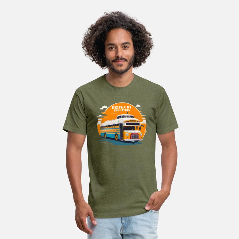 School bus T shirt design