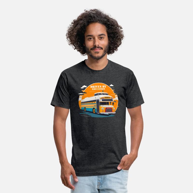 School bus T shirt design