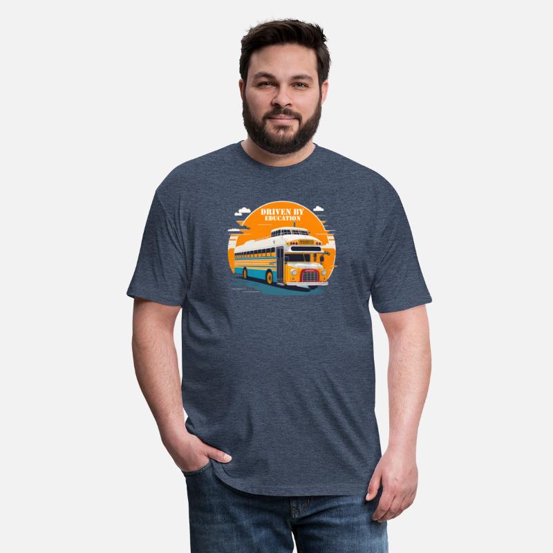 School bus T shirt design