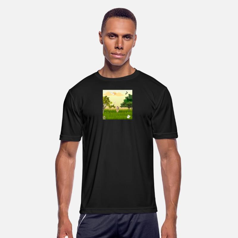 Serene Nature Girl with Wildlife Scene