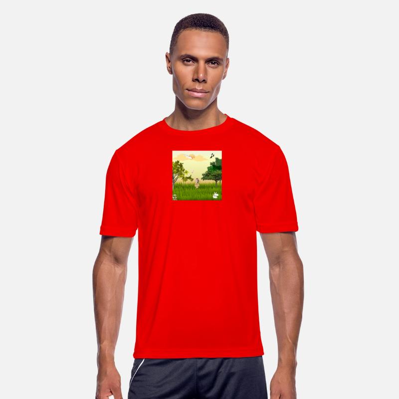 Serene Nature Girl with Wildlife Scene