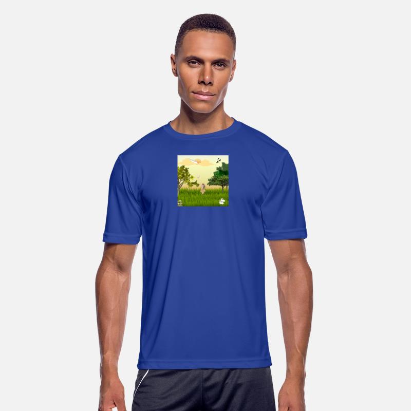 Serene Nature Girl with Wildlife Scene