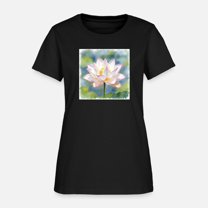 Serene Water Lily Floral Print