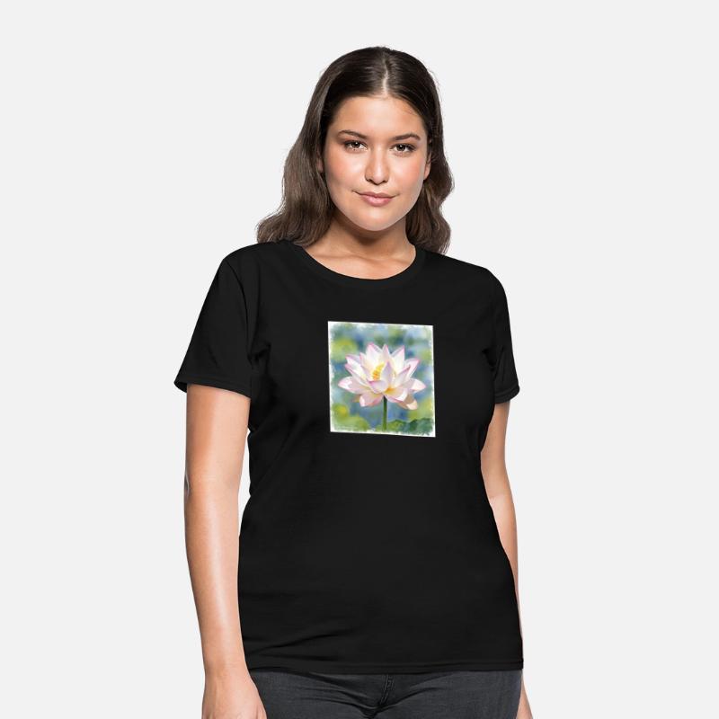 Serene Water Lily Floral Print