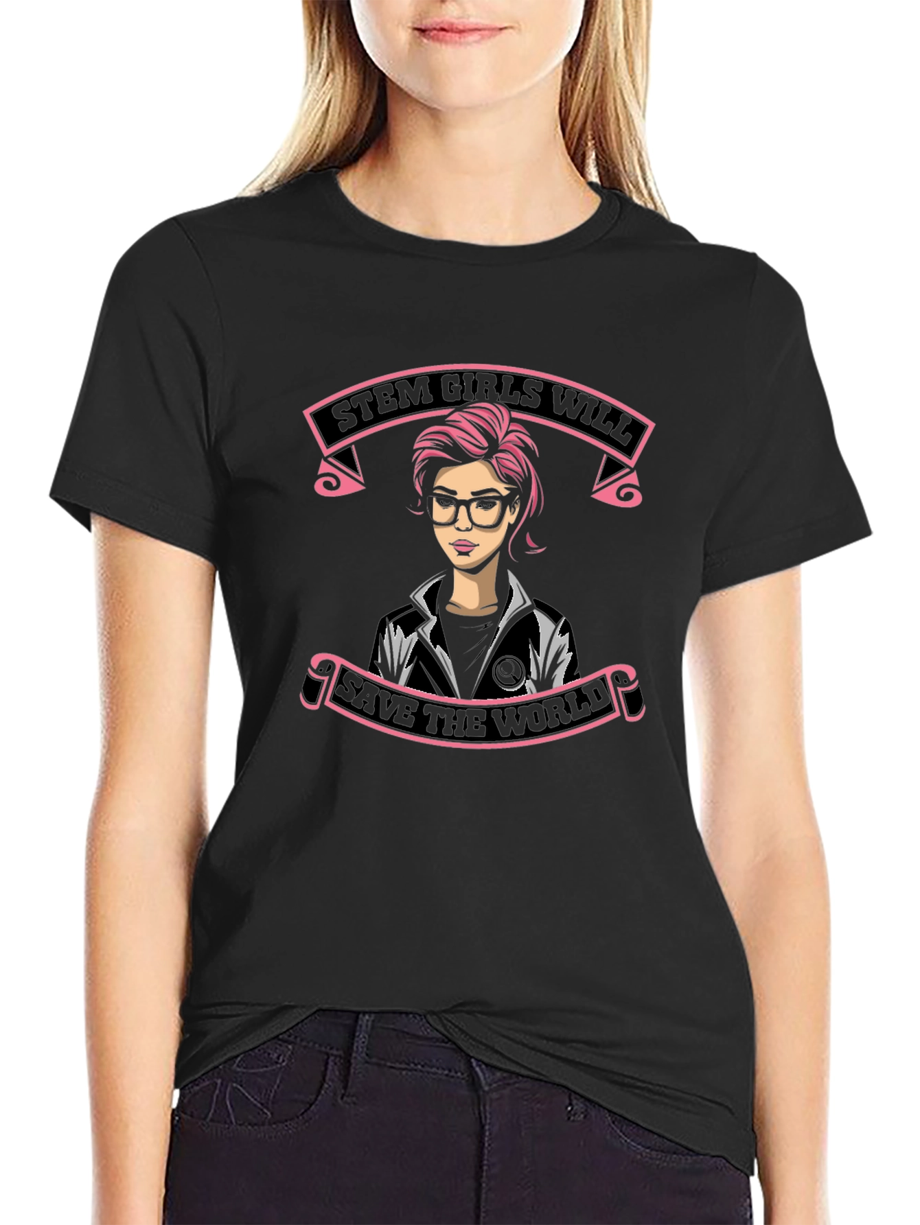 STEM Girls Will Save The World T-Shirt