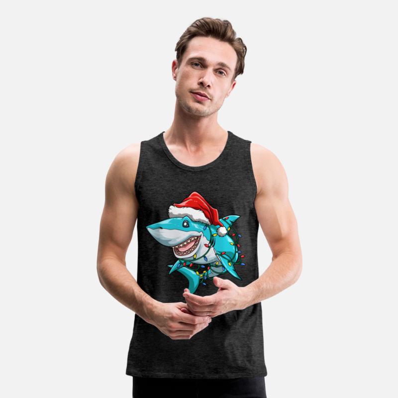 Shark Christmas Decorated Nicholas for a Men and