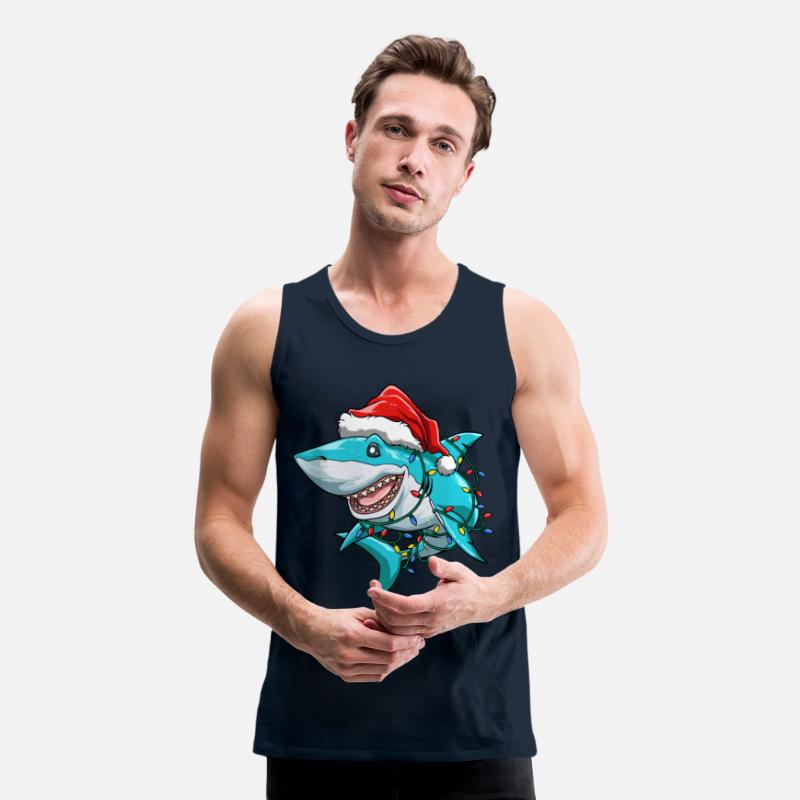 Shark Christmas Decorated Nicholas for a Men and
