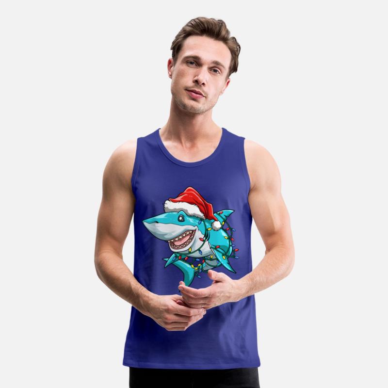 Shark Christmas Decorated Nicholas for a Men and