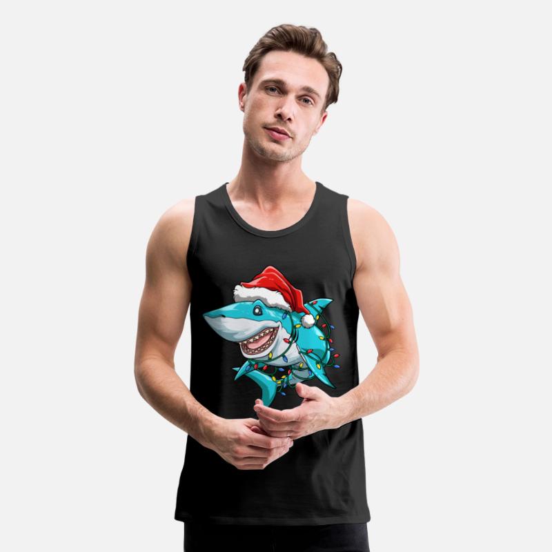 Shark Christmas Decorated Nicholas for a Men and