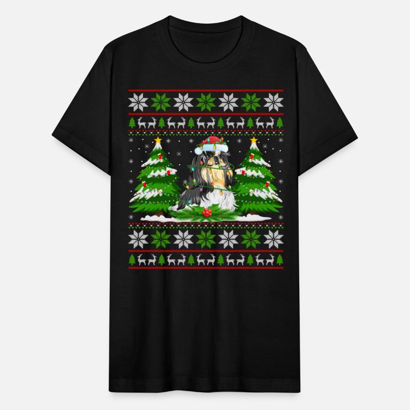Shih Tzu Dog Christmas Tree Lights