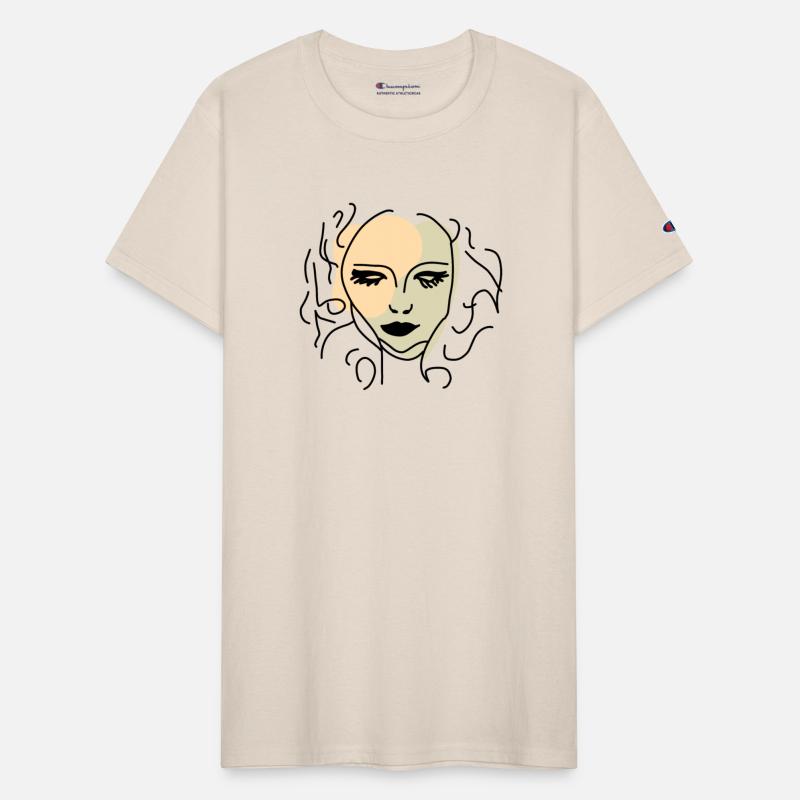 Silent Reflection Minimalist Face