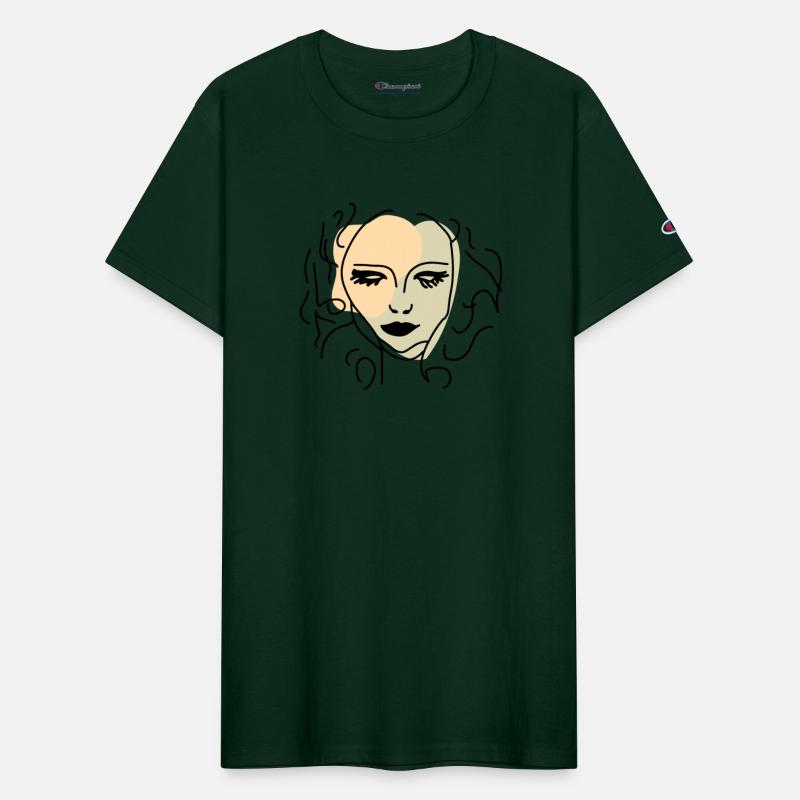 Silent Reflection Minimalist Face