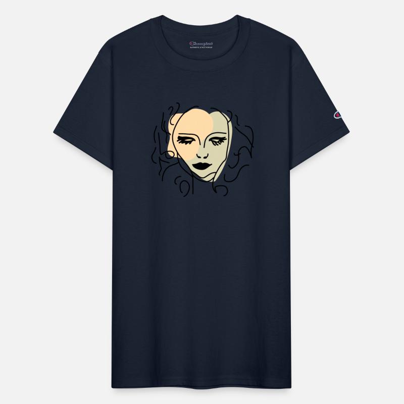 Silent Reflection Minimalist Face